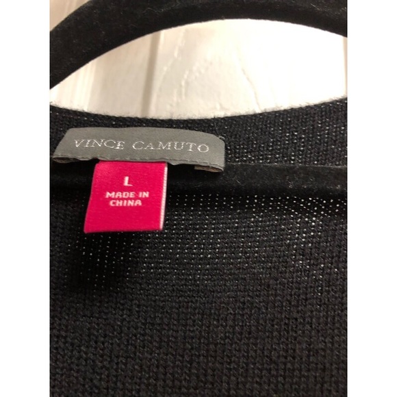 Vince Camuto Stripe Open Front Vest - Picture 5 of 6